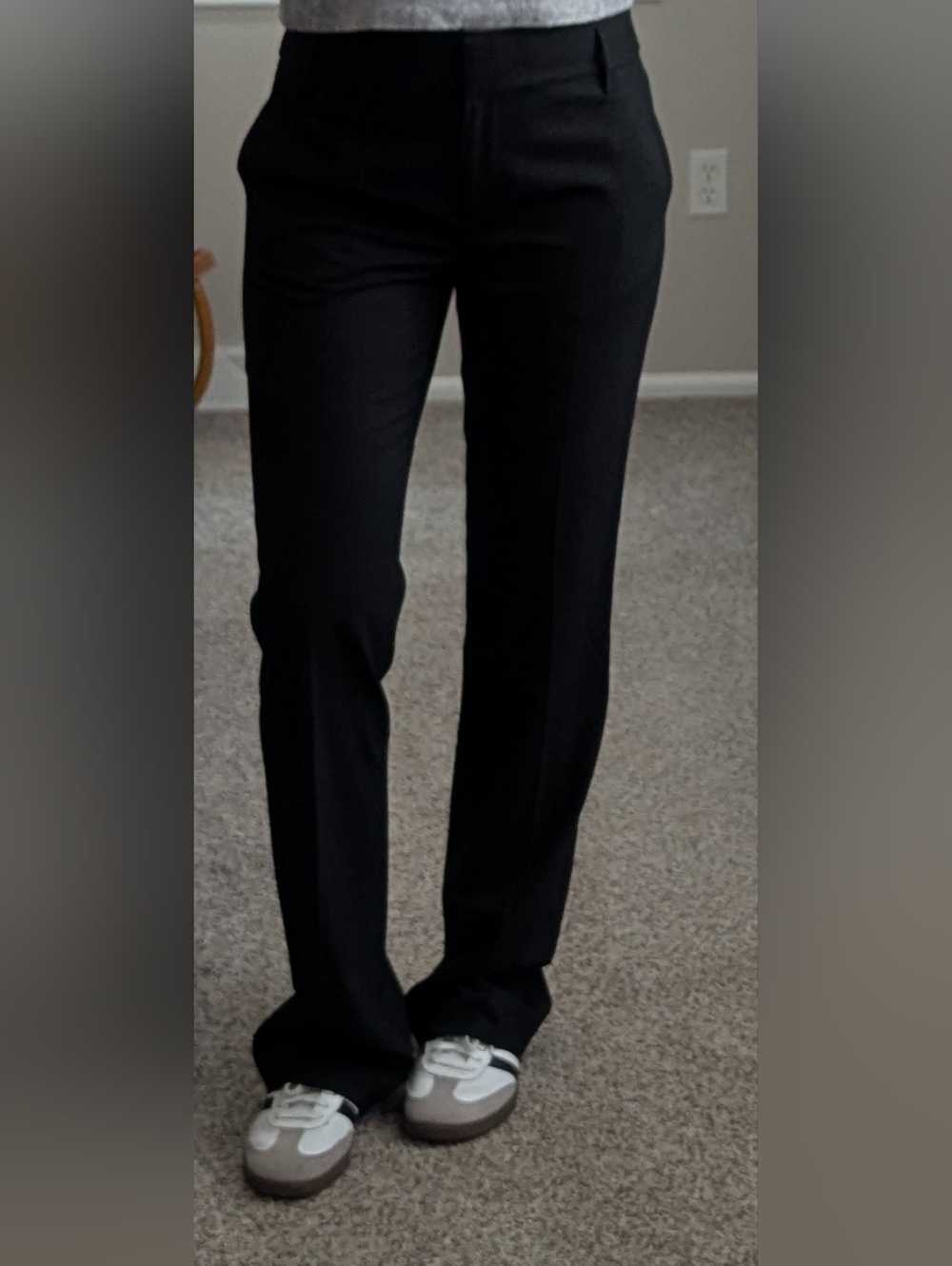 LOFT Black Boot Cut Dress Pants